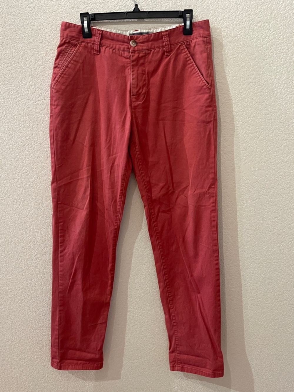 Hawkings Mc Gill Men's Red Skinny Chino Pants